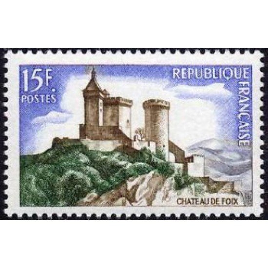 France Francia  Nº 1175 1958 Castillo de Foix Lujo