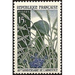 France Francia Nº 1179 1958 40º Aniv. del armisticio Lujo France Francia Nº 1179 1958 40º Aniv. del armisticio Lujo