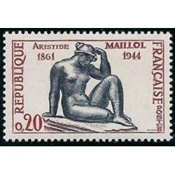 France Francia 1281 1961 Cent. del nacimiento del escultor Maillol MNH France Francia 1281 1961 Cent. del nacimiento del escultor Maillol MNH