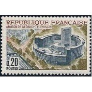 France Francia Nº 1402 1963 Edificio de la Radiodifusión-Televisió (París) Lujo France Francia Nº 1402 1963 Edificio de la Radiodifusión-Televisió (París) Lujo
