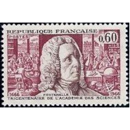 France Francia Nº 1487 1966 3º Cent. de la Academia de Ciencias de París Lujo