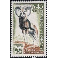 France Francia Nº 1613 1969 Fondo mundial para la naturaleza Lujo France Francia Nº 1613 1969 Fondo mundial para la naturaleza Lujo