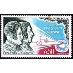France Francia Nº 1633 1 970 150º Aniv. del descubrimiento de la quinina Lujo France Francia Nº 1633 1 970 150º Aniv. del descubrimiento de la quinina Lujo