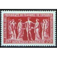France Francia Nº 849 1949 Asamblea de los presidentes de las Cámaras de Comercio de la Unión francesa (Paris) Lujo