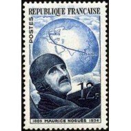 France Francia Nº 907 1951 En memoria del aviador Maurice Noguès. 20º Aniv. línea aérea Francia Indochina Lujo France Francia Nº 907 1951 En memoria del aviador Maurice Noguès. 20º Aniv. línea aérea Francia Indochina Lujo