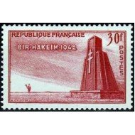 France Francia Nº 925 1952 10º Aniv. de la victória de Bir Hakeim (Libia) Lujo France Francia Nº 925 1952 10º Aniv. de la victória de Bir Hakeim (Libia) Lujo