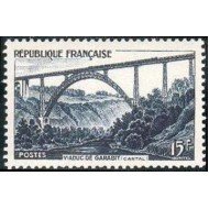 France Francia Nº 928 1952 Viaducto de Garabit Lujo France Francia Nº 928 1952 Viaducto de Garabit Lujo