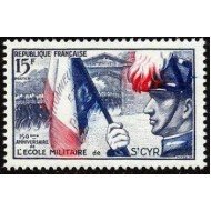 France Francia Nº 996 1954 150º Aniv. de la escuela especial militar de St. Cyr Lujo France Francia Nº 996 1954 150º Aniv. de la escuela especial militar de St. Cyr Lujo