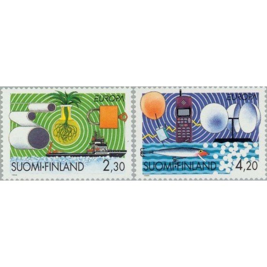 Finlandia - 1214/15 - 1994 Europa Descubrimientos Lujo Finlandia - 1214/15 - 1994 Europa Descubrimientos Lujo