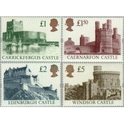 Gran Bretaña - 1615/18 - 1992 Serie castillos británicos MNH