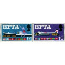 BA1/S Gran Bretaña UK Nº 463/64  1967 Asociación europea de libre comercio Lujo