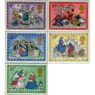 REL/S Gran Bretaña 917/21 1979 Navidad-escenas MNH REL/S Gran Bretaña 917/21 1979 Navidad-escenas MNH