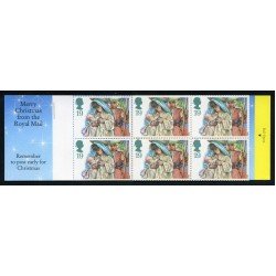 Gran Bretaña - 1784-C - 1994 Navidad Carnet banda horizontal 20 sellos nº 1784 