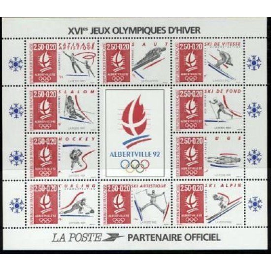 France Francia HB 14  1992 JJOO invierno Albertville