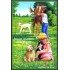 France Francia HB 96 2006 Serie Naturaleza Fauna Animales domésticos  4 val. nº 3897/00 Ilustracion: paisaje, flores Lujo