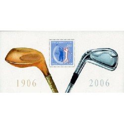 France Francia Hojitas Souvenir 6-BS - 2007 Deporte Golf 100º Aniv. del Open de Francia palos de golf, golfista 1 valor en Hojita con blister (público,trofeo) Lujo France Francia Hojitas Souvenir 6-BS - 2007 Deporte Golf 100º Aniv. del Open de Francia palos de golf, golfista 1 valor en Hojita con blister (público,trofeo) Lujo