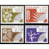 France Francia Preobliterados P-  178/81 1983 Las cuatro estaciones Flora Lujo