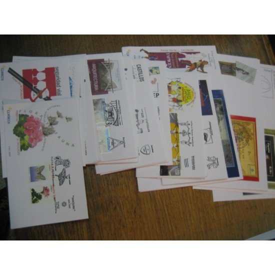 España Año 2009 Completo en Sobres de primer día SPD FDC