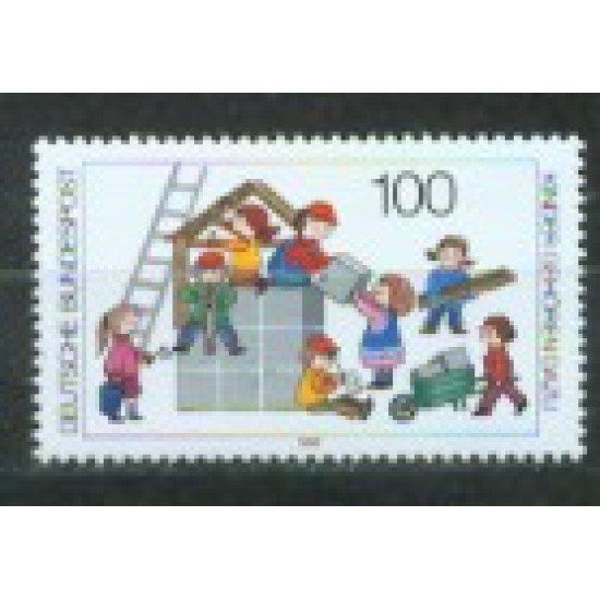 Alemania Federal - 1267 - GERMANY 1989 Niños jugando Lujo Alemania Federal - 1267 - GERMANY 1989 Niños jugando Lujo