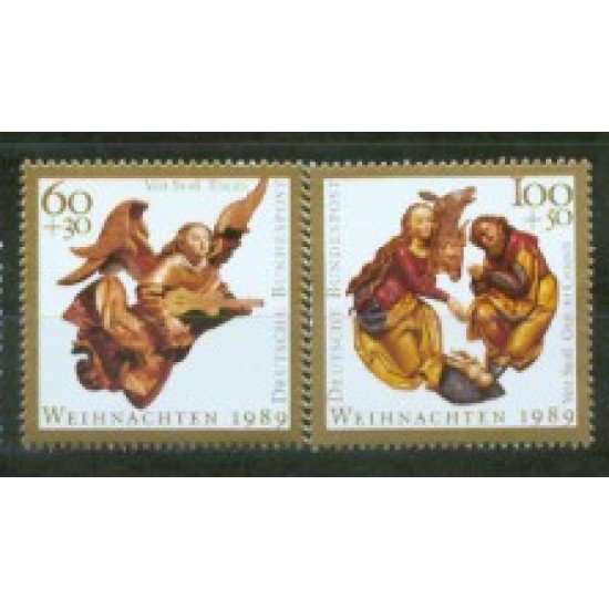 Alemania Federal - 1274/75 - GERMANY 1989 Navidad Lujo Alemania Federal - 1274/75 - GERMANY 1989 Navidad Lujo