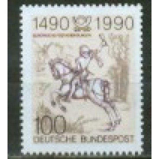 Alemania Federal - 1277 - GERMANY 1990 500º Cent. de la relaciones postales en Europa Lujo Alemania Federal - 1277 - GERMANY 1990 500º Cent. de la relaciones postales en Europa Lujo
