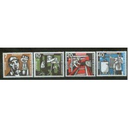 Alemania Federal - 142/45 - GERMANY 1957 Al servicio de la humanidad Homenaje a los mineros Lujo Alemania Federal - 142/45 - GERMANY 1957 Al servicio de la humanidad Homenaje a los mineros Lujo