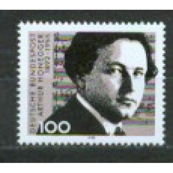 Alemania Federal - 1423 - GERMANY 1992 Cent. de Arthur Honegger Lujo Alemania Federal - 1423 - GERMANY 1992 Cent. de Arthur Honegger Lujo