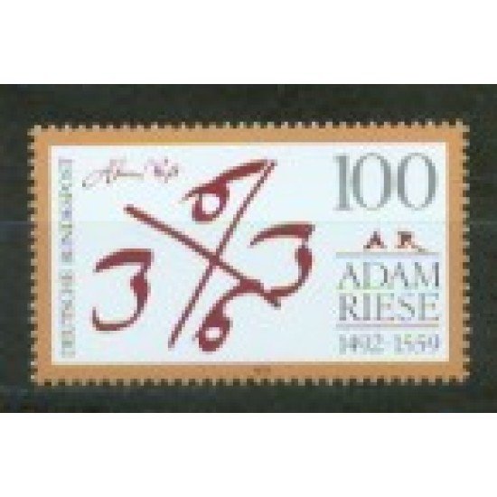 Alemania Federal - 1440 - GERMANY 1992 500 Aniv. de Adam Riese Lujo Alemania Federal - 1440 - GERMANY 1992 500 Aniv. de Adam Riese Lujo