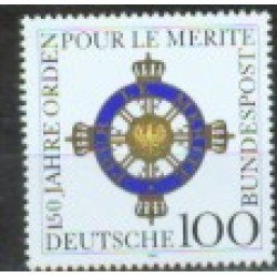 Alemania Federal - 1441 - GERMANY 1992 150º Aniv. Orden por el mérito de las ciencias y bellas artes Lujo Alemania Federal - 1441 - GERMANY 1992 150º Aniv. Orden por el mérito de las ciencias y bellas artes Lujo