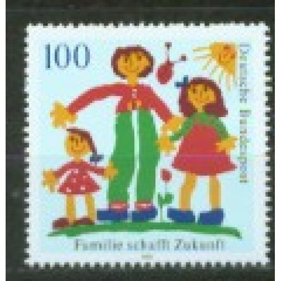 Alemania Federal - 1450 - GERMANY 1992 La familia prepara el futuro Lujo Alemania Federal - 1450 - GERMANY 1992 La familia prepara el futuro Lujo