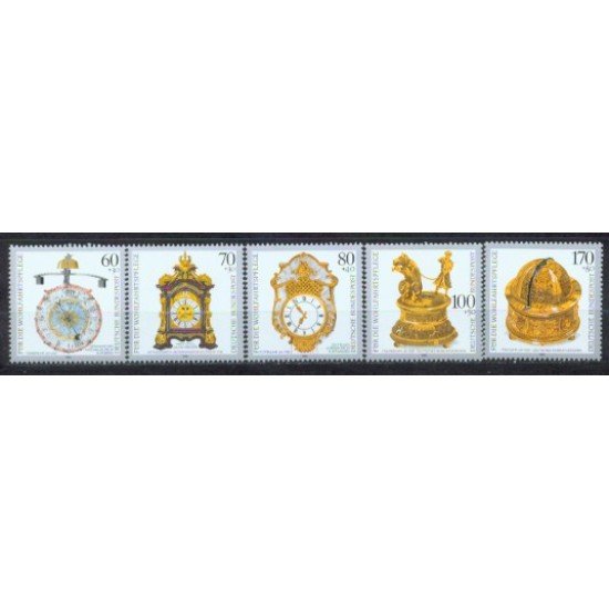 Alemania Federal - 1463/67 - GERMANY 1992 Sorteo benéfico-Relojes-Lujo Alemania Federal - 1463/67 - GERMANY 1992 Sorteo benéfico-Relojes-Lujo