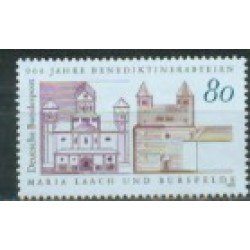 Alemania Federal 1502 - GERMANY 1993 9º Cent. de la abadía de Maria Loach y Bursefelde Lujo Alemania Federal 1502 - GERMANY 1993 9º Cent. de la abadía de Maria Loach y Bursefelde Lujo