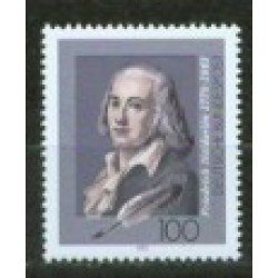 Alemania Federal - 1511 - GERMANY 1993 150 Aniv. muerte de Friedrich Hölderlin Lujo Alemania Federal - 1511 - GERMANY 1993 150 Aniv. muerte de Friedrich Hölderlin Lujo