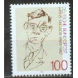 Alemania Federal - 1514 - GERMANY 1993 Cent. de Hans Fallada Lujo Alemania Federal - 1514 - GERMANY 1993 Cent. de Hans Fallada Lujo