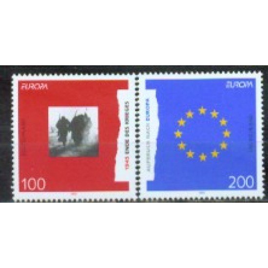 Alemania Federal - 1622/23 - GERMANY 1995 Europa-Paz y libertad-Lujo Alemania Federal - 1622/23 - GERMANY 1995 Europa-Paz y libertad-Lujo