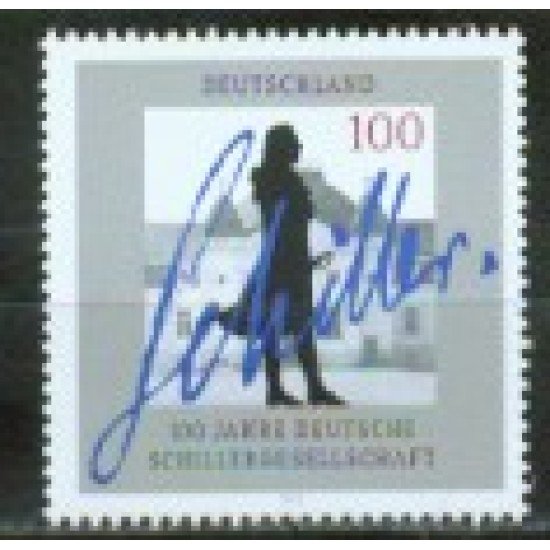 Alemania Federal - 1624 - GERMANY 1995 Cent. Sociedad Deutsche Schillergesellschaft Lujo Alemania Federal - 1624 - GERMANY 1995 Cent. Sociedad Deutsche Schillergesellschaft Lujo
