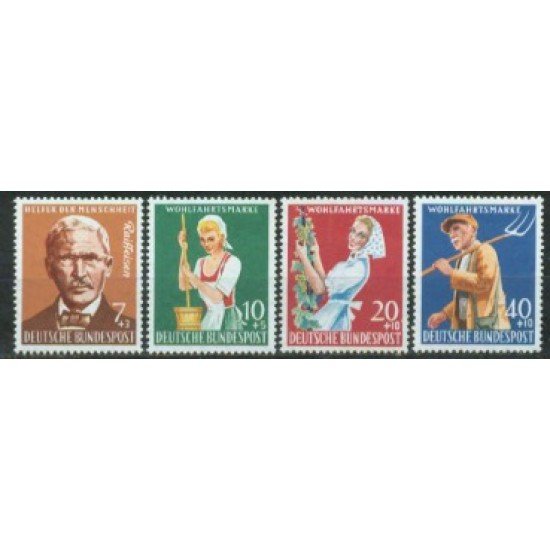Alemania Federal - 168/71 - GERMANY 1958 Personajes diversos Lujo