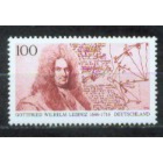 Alemania Federal - 1697 - GERMANY 1996 350º Aniv. de Gottfried Wilhelm Liebniz Lujo Alemania Federal - 1697 - GERMANY 1996 350º Aniv. de Gottfried Wilhelm Liebniz Lujo