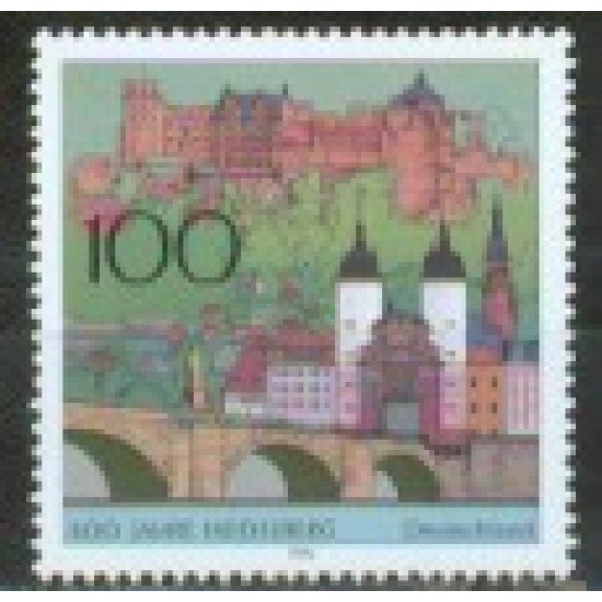 Alemania Federal - 1700 - GERMANY 1996 800º Aniv. de la ciudad de Heidelberg Lujo Alemania Federal - 1700 - GERMANY 1996 800º Aniv. de la ciudad de Heidelberg Lujo