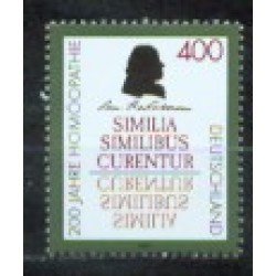 Alemania Federal - 1712 - GERMANY 1996 Bicentenario de la homeopatía Lujo Alemania Federal - 1712 - GERMANY 1996 Bicentenario de la homeopatía Lujo