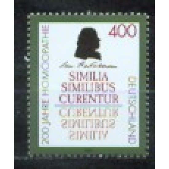 Alemania Federal - 1712 - GERMANY 1996 Bicentenario de la homeopatía Lujo Alemania Federal - 1712 - GERMANY 1996 Bicentenario de la homeopatía Lujo