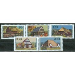 Alemania Federal - 1715/19 - GERMANY 1996 Sorteo benéfico-Granjas típicas-Lujo Alemania Federal - 1715/19 - GERMANY 1996 Sorteo benéfico-Granjas típicas-Lujo