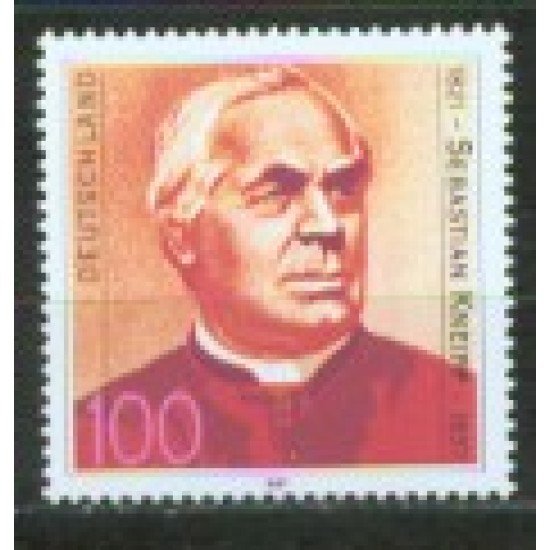 Alemania Federal - 1757 - GERMANY 1997 Cent muerte Sebastian Kneipp Lujo Alemania Federal - 1757 - GERMANY 1997 Cent muerte Sebastian Kneipp Lujo
