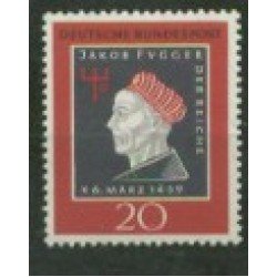 Alemania Federal - 178 - GERMANY 1958 5º Cent. de Jakob Fugger el Rico Lujo Alemania Federal - 178 - GERMANY 1958 5º Cent. de Jakob Fugger el Rico Lujo