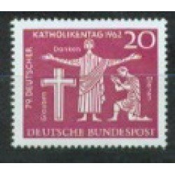 Alemania Federal - 253 - GERMANY 1962 Jornada católica alemana Lujo Alemania Federal - 253 - GERMANY 1962 Jornada católica alemana Lujo