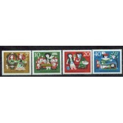 Alemania Federal - 257/60 - GERMANY 1962 Sujetos diversos-escenas de los hermanos Grimm Lujo Alemania Federal - 257/60 - GERMANY 1962 Sujetos diversos-escenas de los hermanos Grimm Lujo