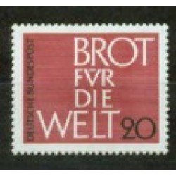 Alemania Federal - 261 - GERMANY 1962 Campaña mundial contra el hambre Lujo Alemania Federal - 261 - GERMANY 1962 Campaña mundial contra el hambre Lujo