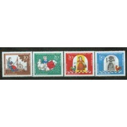 Alemania Federal - 403/06 - GERMANY 1967 Sorteo benéfico-escenas de cuento- Lujo Alemania Federal - 403/06 - GERMANY 1967 Sorteo benéfico-escenas de cuento- Lujo
