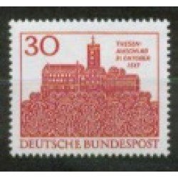 Alemania Federal - 409 - GERMANY 1967 Aniv. Luther puertas de Wittenberg Lujo Alemania Federal - 409 - GERMANY 1967 Aniv. Luther puertas de Wittenberg Lujo