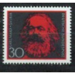 Alemania Federal - 425 - GERMANY 1968 150º Aniv. de Karl Marx Lujo Alemania Federal - 425 - GERMANY 1968 150º Aniv. de Karl Marx Lujo